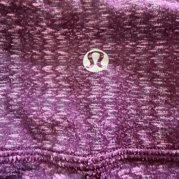 Lululemon Athletica Women's Ziggy Wee Wunder Under Cropped Leggings Plum Small - Picture 3 of 7